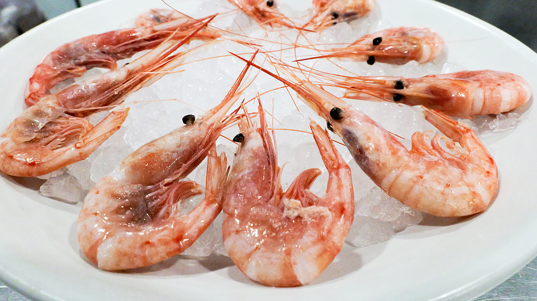 Quisquilla de la carta del restaurante Linaje