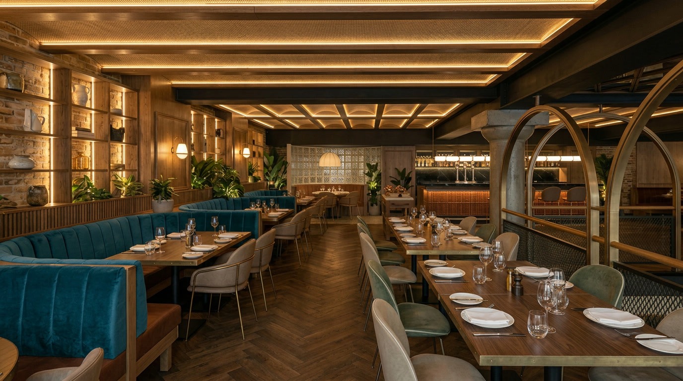 sala superior del restaurante Linaje