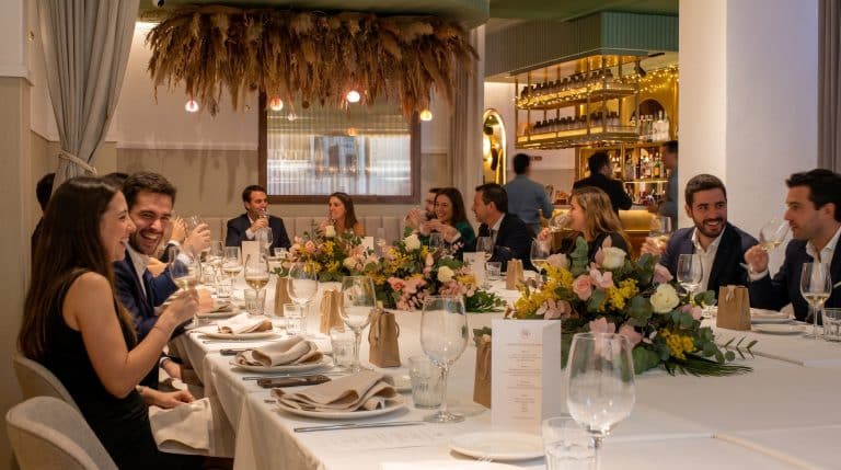 Celebración en el restaurante Puerta del Mar