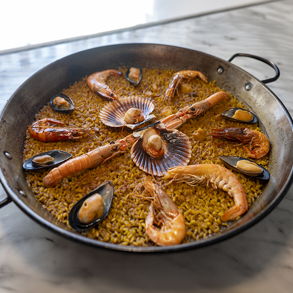 Paella de marisco de Gran Mercat