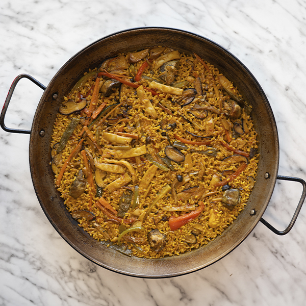 Paella de verduras